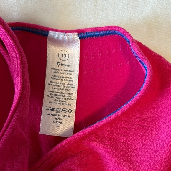 Ivivva by lululemon Pink Racerback Tank Top - Picture 9 of 9